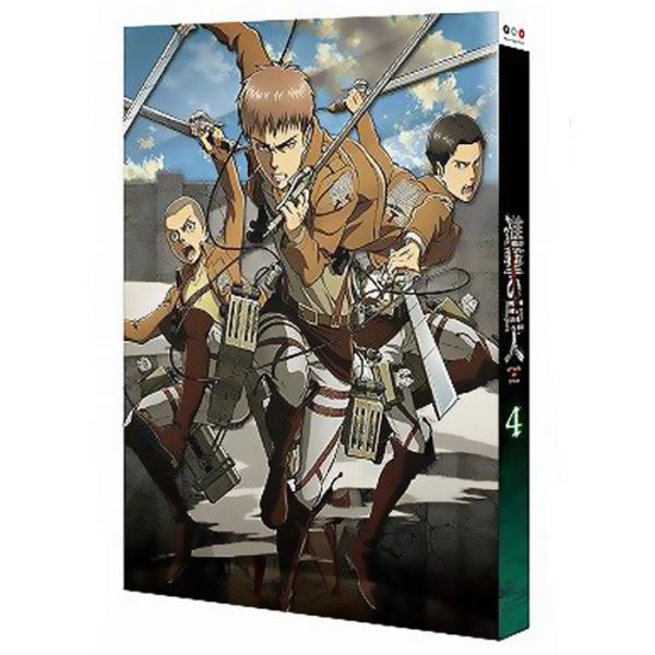 Attack on Titan (Shingeki no Kyojin) Vol. 4 First Press Edition - Blu-Ray (Japan Import)